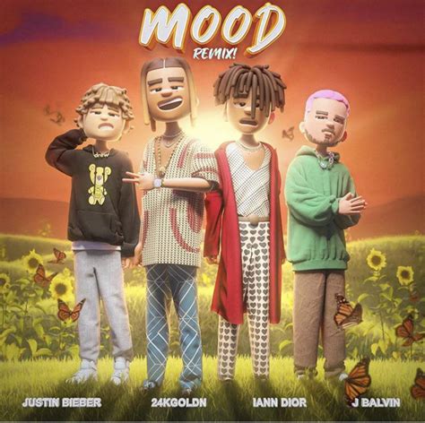 24kgoldn justin bieber j balvin iann dior - mood lyrics|justin bieber i am in a mood.